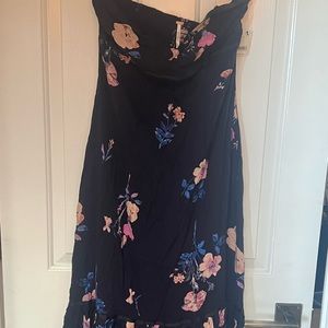 Strapless free people dress